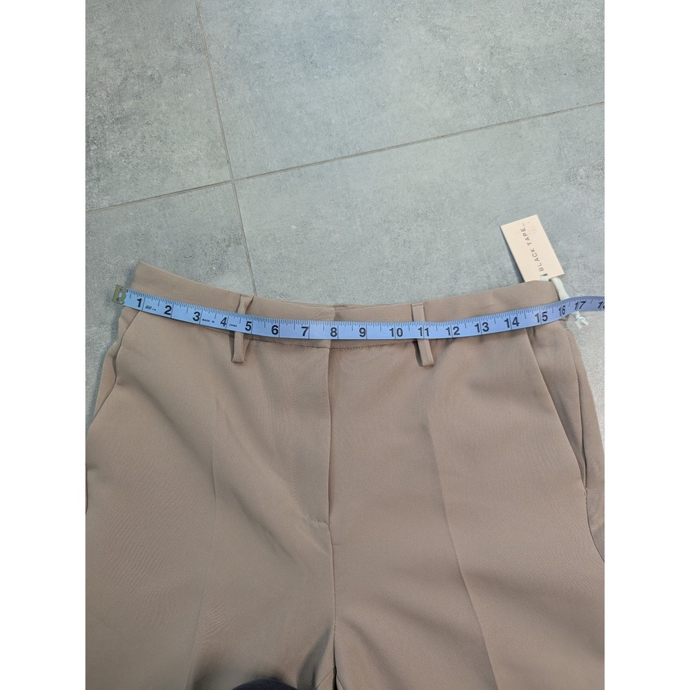 NWT Black Tape Womens Camel Tan Straight Leg Dress Pants Trousers Size S - Picture 9 of 9